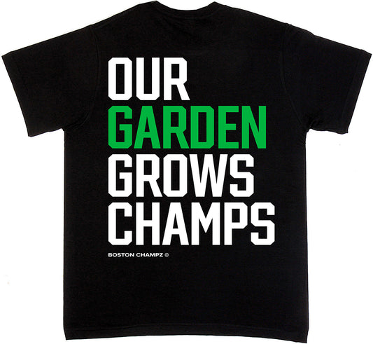 Boston Champs Our Garden Grows Champs Banners T-shirt