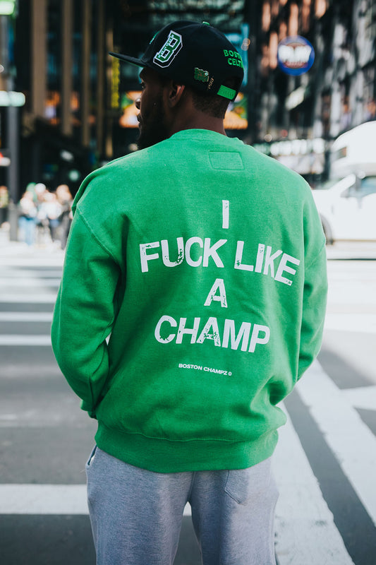 Boston Champs F Like A Champ Crewneck