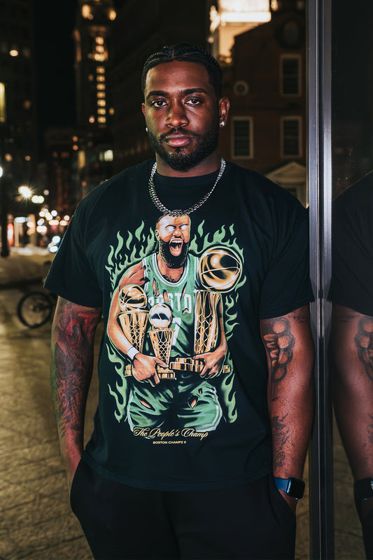 Boston Champs Jaylen Trophies T-Shirt (Limited Edition \ No Restock)