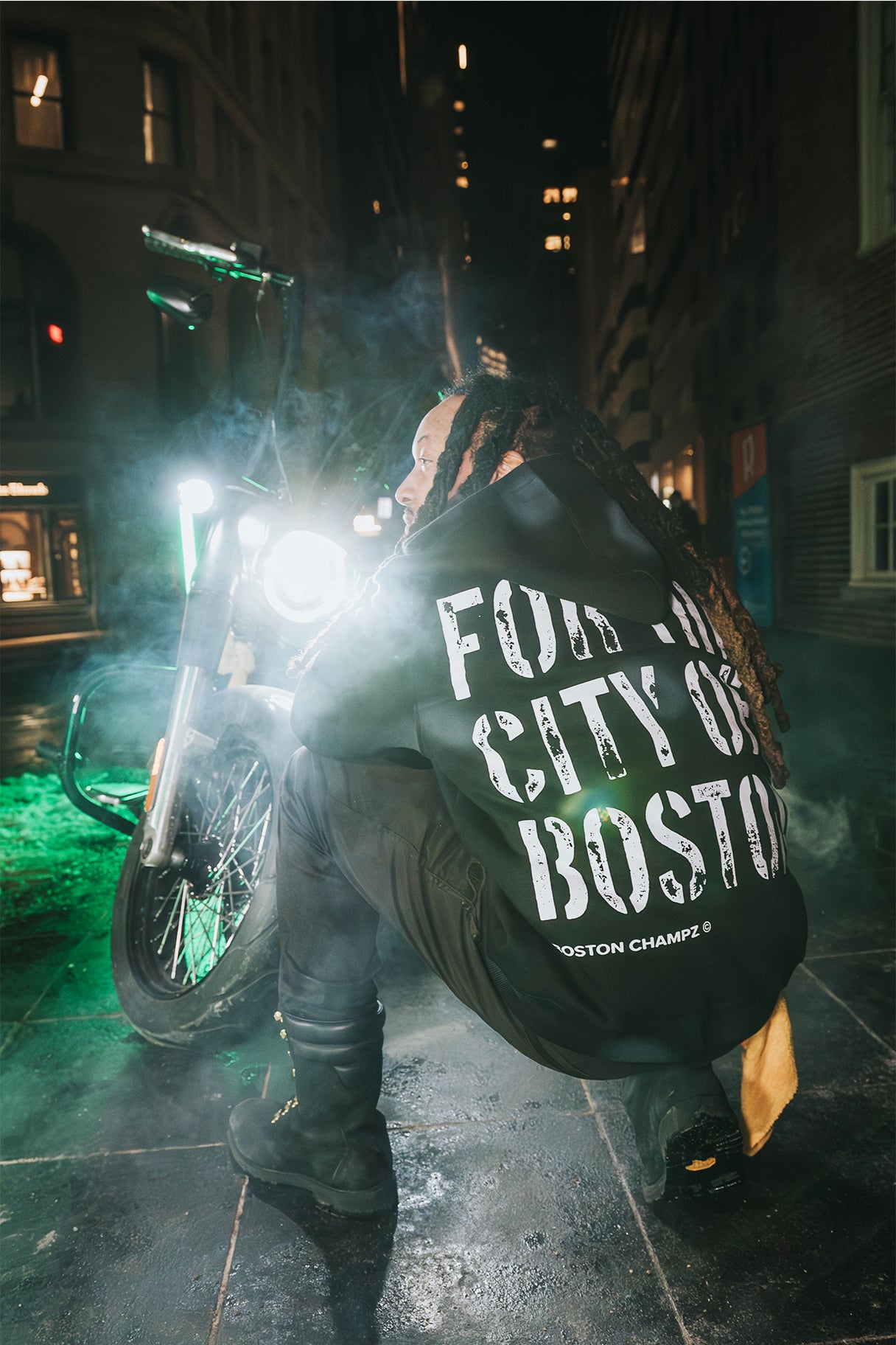 Boston Champs For the City of Boston Flame Hoodie