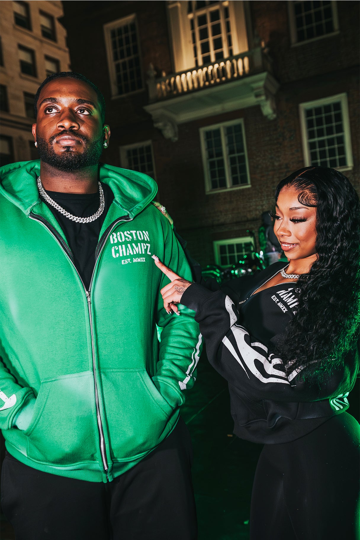 Boston Champs For the City of Boston Flame Hoodie